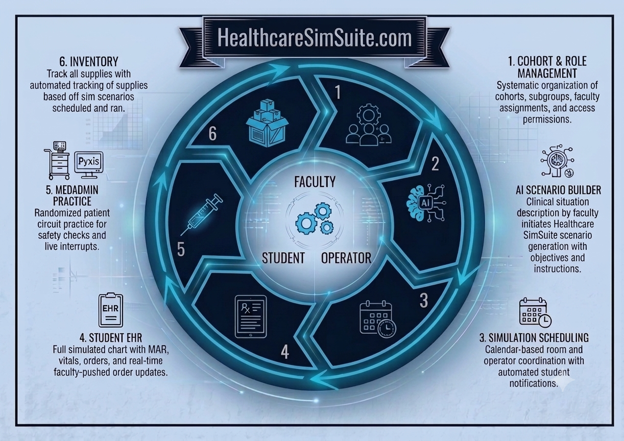 HealthcareSimSuite All-in-one app for simulation labs